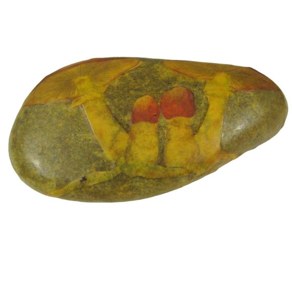 Apropos Home Mizner Mushroom Design Stone Paperweight Palm Beach  3.5 inches - Picture 1 of 8